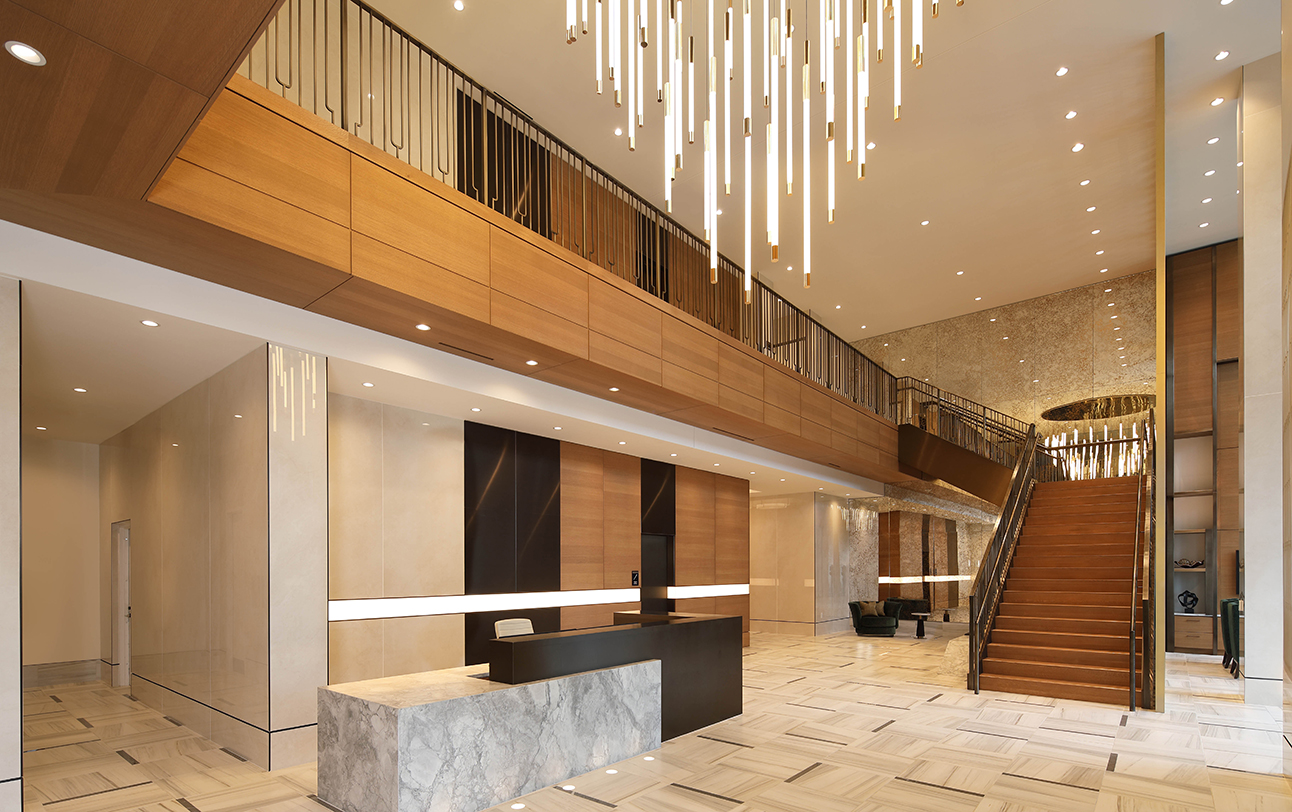 The Milton apartments lobby